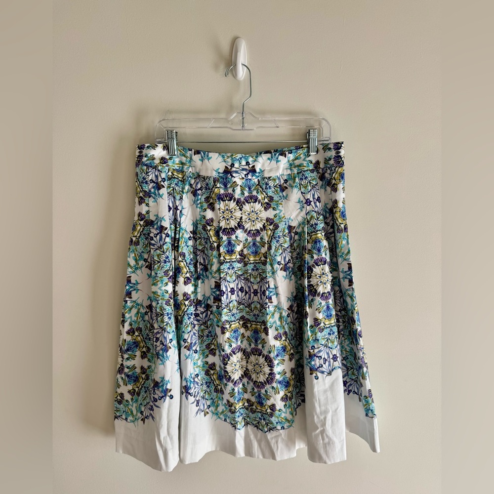 NWT Talbots Floral Cotton Skirt